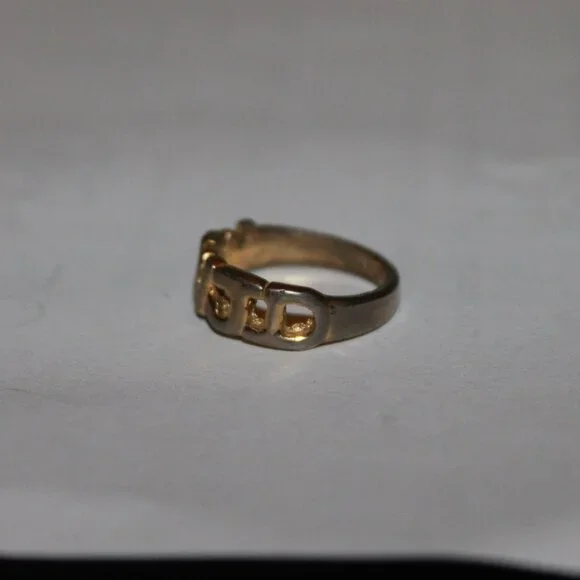 Vintage WWJD Gold Ring Unisex - Picture 4 of 9